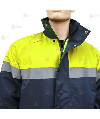 Chaqueta impermeable y transpirable con membrana PTFE para Policía Local