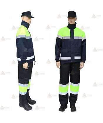 Chaqueta impermeable y transpirable con membrana PTFE para Policía Local