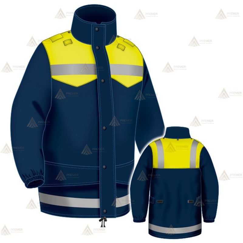 Chaqueta impermeable y transpirable con membrana PTFE para Policía Local