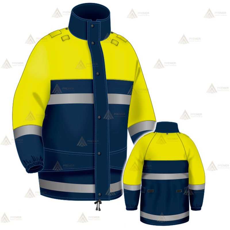 Chaqueta impermeable y transpirable con membrana PTFE para Policía Local