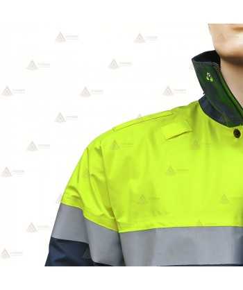 Chaqueta impermeable y transpirable con membrana PTFE para Policía Local