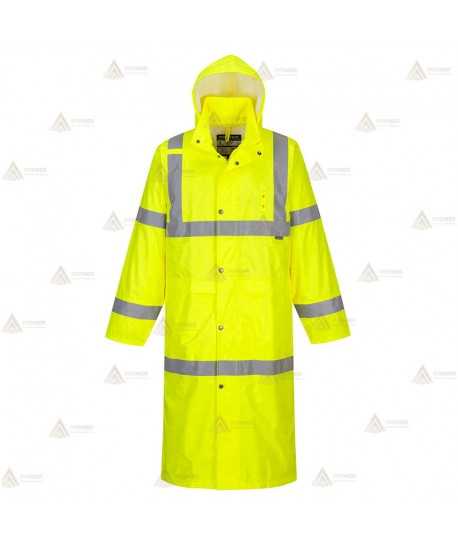 Gabardina monocolor alta visibilidad para Policía Local