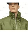 Chaqueta impermeable y transpirable de color verde militar con membrana PTFE para Agentes Rurales