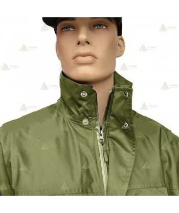 Chaqueta impermeable y transpirable de color Arena y verde militar con membrana PTFE para Agentes Rurales