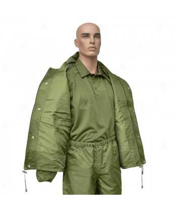 Chaqueta impermeable y transpirable de color Arena y verde militar con membrana PTFE para Agentes Rurales