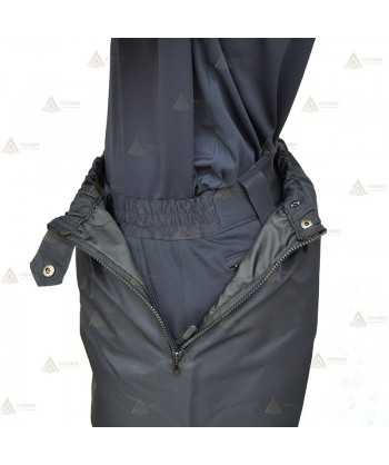 Pantalón impermeable y transpirable con una cinta reflectante color plata y membrana PTFE para Policía Local