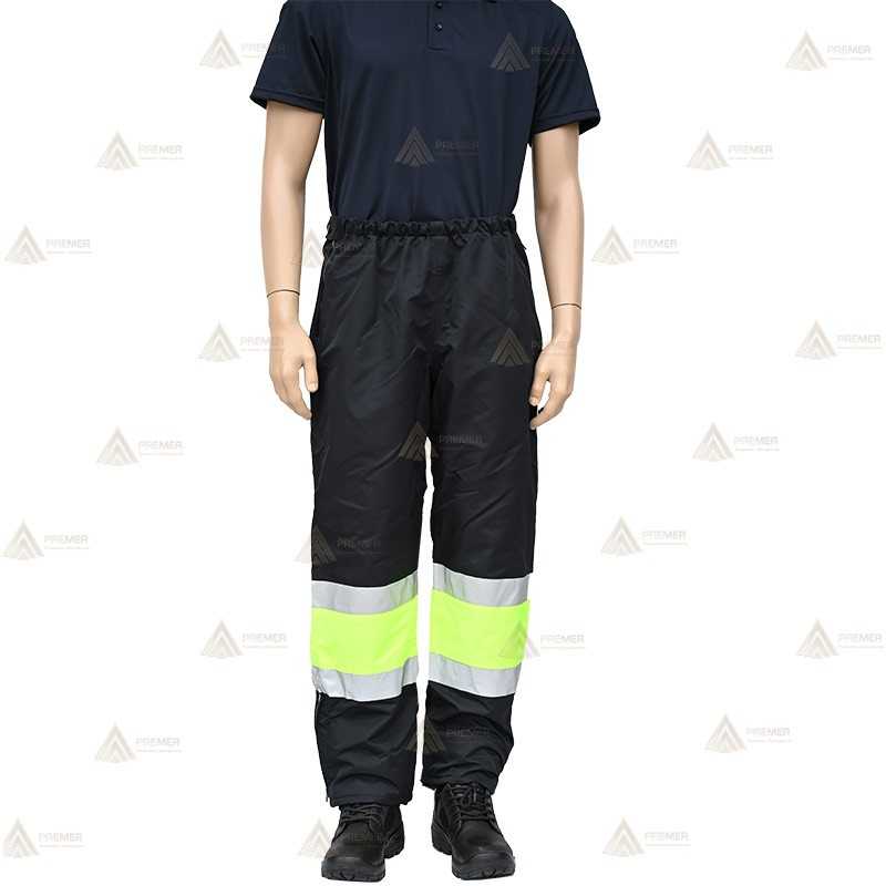 Pantalón bicolor impermeable y transpirable con cintas reflectante  y membrana PTFE para Policía Local