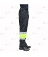 Pantalón bicolor impermeable y transpirable con cintas reflectante  y membrana PTFE para Policía Local