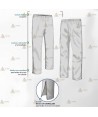 Pantalón impermeable azul marino con cintas segmentadas muy económico para Policía Local