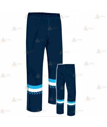 Pantalón impermeable azul marino con cintas reflectantes y dameros muy económico para Policía Local