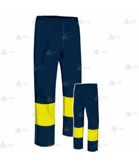 Pantalón impermeable marino y amarillo flúor muy económico para Policía Local