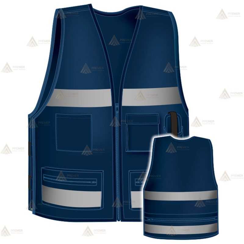 Chaleco paramédico azul marino