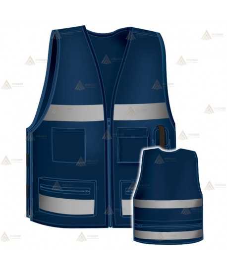Chaleco paramédico azul marino