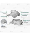 Gorra Octogonal personalizable para uniformidad de Policía