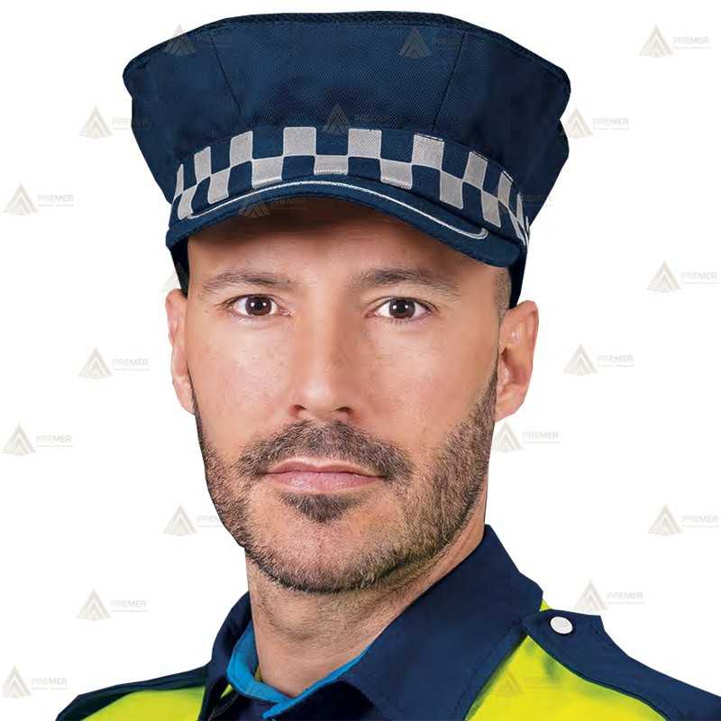 Gorra Cadi personalizable para uniformidad de Policía