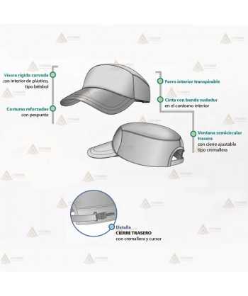 Gorra Copy personalizable para uniformidad de Protección Civil