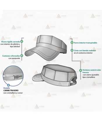 Gorra Octogonal personalizable para uniformidad de Protección Civil