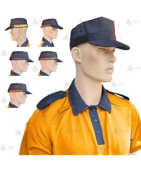 Gorra de picos para uniformidad de Agrupaciones de Protección Civil