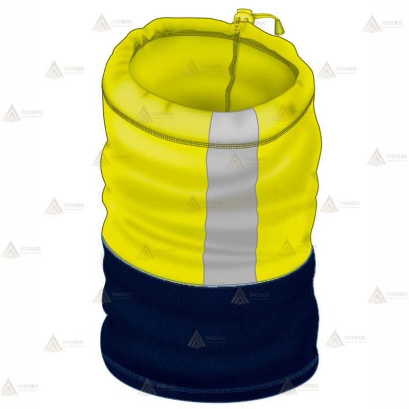 Tubular o braga de cuello marino amarillo flúor para Policía Local