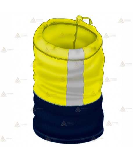 Tubular o braga de cuello marino amarillo flúor para Policía Local