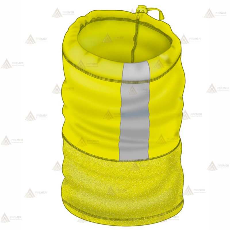 Tubular o braga de cuello amarillo flúor para Policía Local