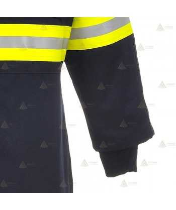 Buzo ignífugo y antiestático para bomberos forestales