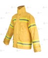 Chaqueta ignífuga de una capa más forro para bomberos forestales
