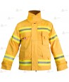 Chaqueta ignífuga de una capa más forro para bomberos forestales