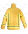 Chaqueta ignífuga de una capa más forro para bomberos forestales