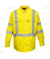 Camisa ignífuga ligera y homologada alta visibilidad para bomberos forestales