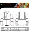 Camisa ignífuga ligera y homologada alta visibilidad para bomberos forestales