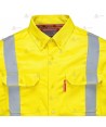 Camisa ignífuga ligera y homologada alta visibilidad para bomberos forestales