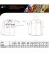 Chaqueta ignífuga ligera con cintas reflectantes para bomberos forestales