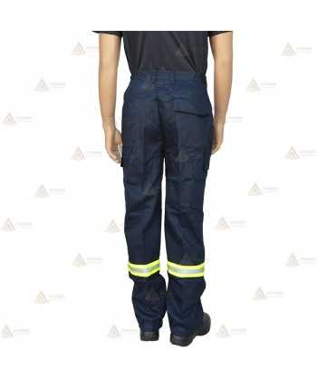 Pantalón ignífugo y antiestático con refuerzos, grueso  360 gr.
