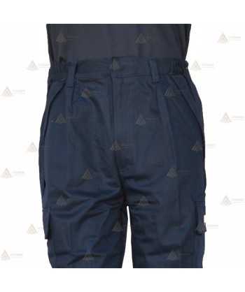 Pantalón ignífugo y antiestático con refuerzos, grueso  360 gr.