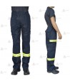 Pantalón ignífugo y antiestático con refuerzos, grueso  360 gr.