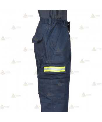 Pantalón ignífugo y antiestático con refuerzos, grueso  360 gr.