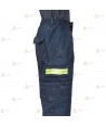 Pantalón ignífugo y antiestático con refuerzos, grueso  360 gr.