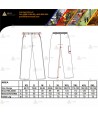 Pantalón ignífugo grueso  con cintas reflectantes bicolor 330 gr