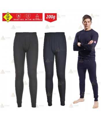 Pantalón interior ignífugo modacrílico, antiestático, anti arco (ARC 1)