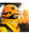 Máscara ignífuga con filtro de carbono para Bomberos Forestales