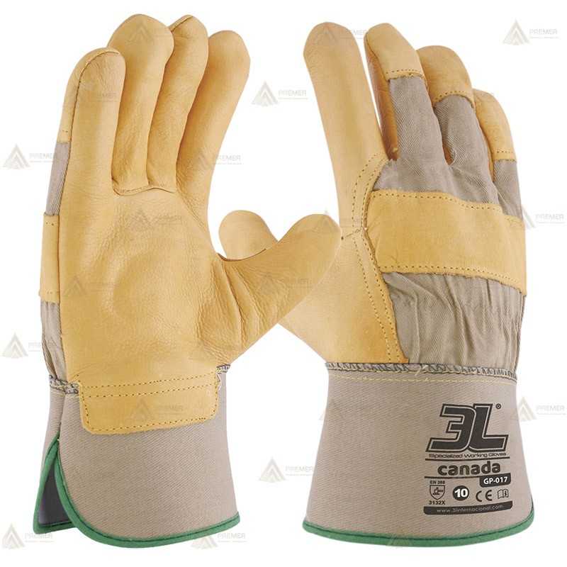 Guantes mixtos económicos de piel para Bomberos Forestales