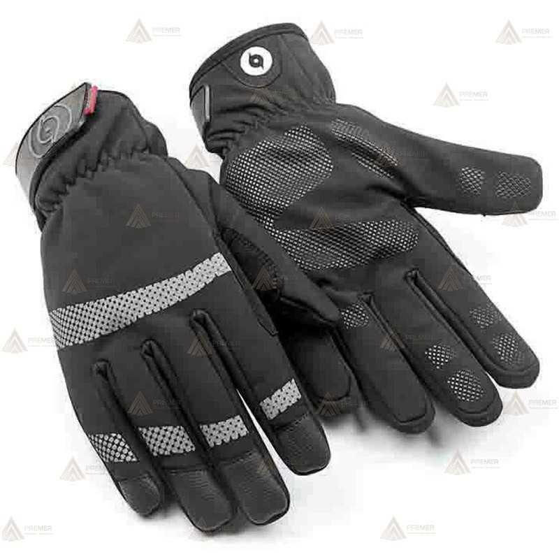 Guantes de piel flor con forro de patrulla/frío para Policia