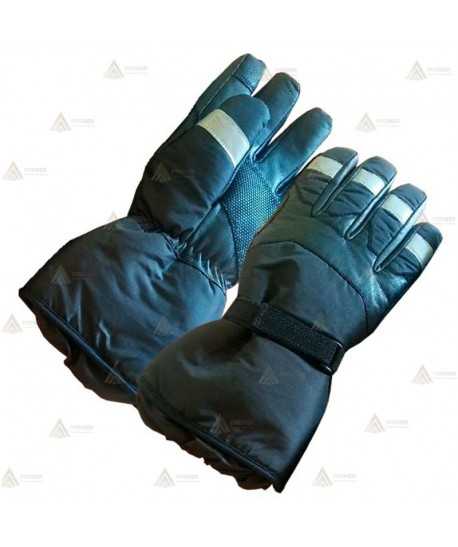 Guantes de Policía en piel flor con forro y membrana impermeable y transpirable