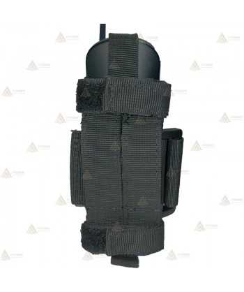 Funda porta radios universal para cinturón de policía con sistema Molle