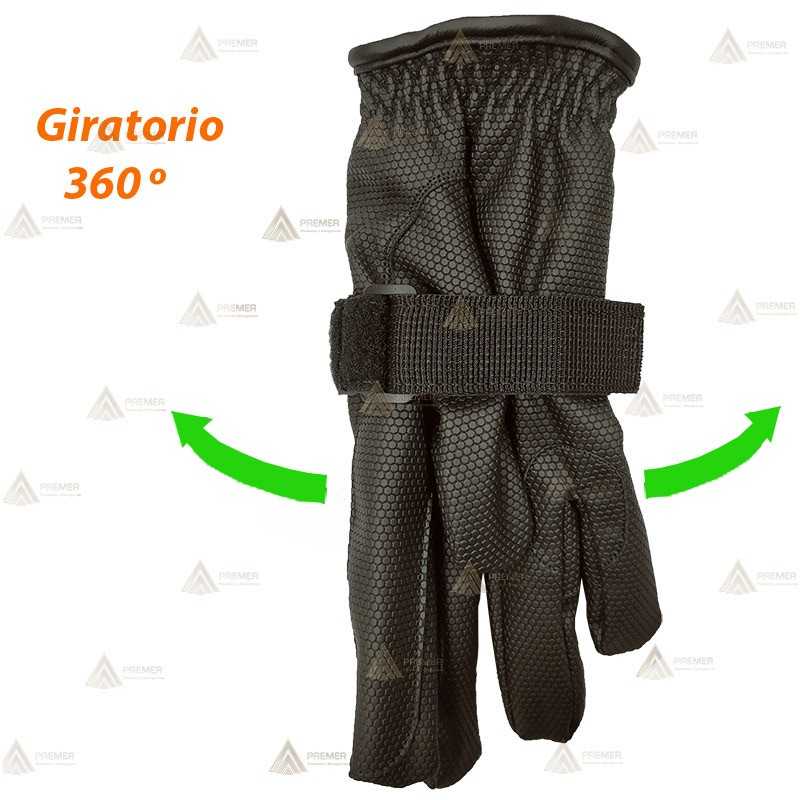 Porta guantes giratorio policial económico de cordura para cinturón