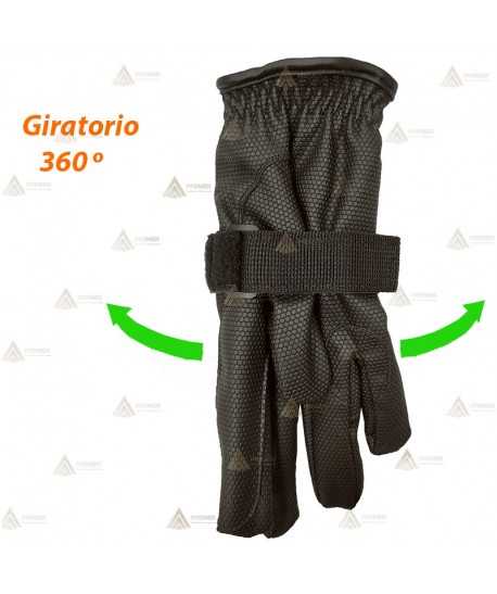 Porta guantes giratorio policial económico de cordura para cinturón
