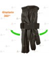 Porta guantes giratorio policial económico de cordura para cinturón