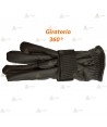 Porta guantes giratorio policial económico de cordura para cinturón