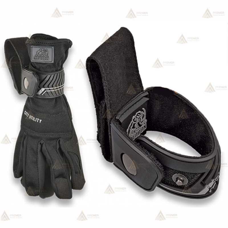 Porta guantes vertical policial económico para cinturón